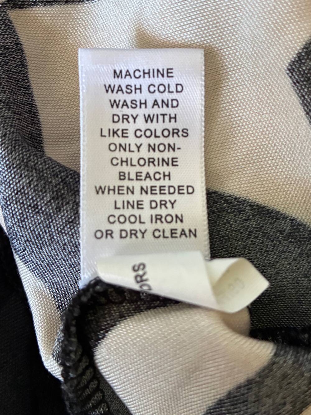 Banana Republic Corpcore Mod Minimalist Black Cream Geometric Shift Dress Sz L - Picture 7 of 9